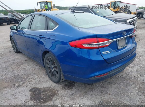 3FA6P0H71HR179478 2017 FORD FUSION Blue Tył lewy