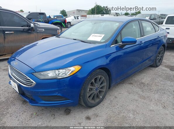 3FA6P0H71HR179478 2017 FORD FUSION Blue Przód lewy