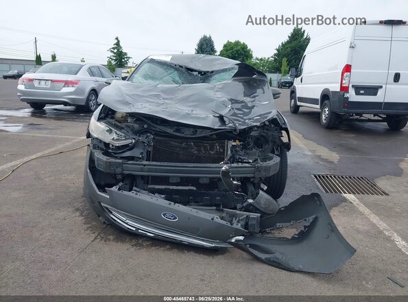 3FA6P0H71JR221878 2018 FORD FUSION Gray Widok z przodu