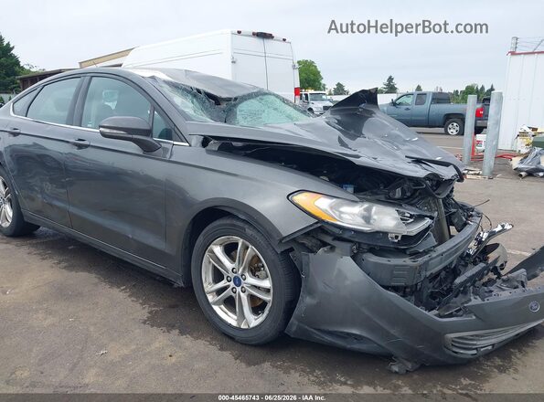 3FA6P0H71JR221878 2018 FORD FUSION Gray 