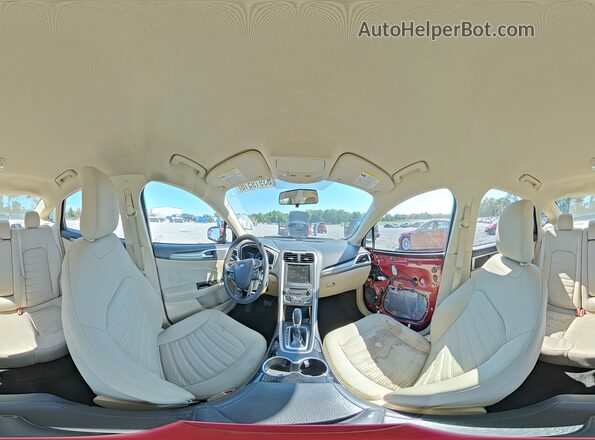 3FA6P0H72GR254204 2016 FORD FUSION Красный 