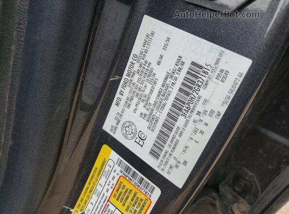 3FA6P0H72GR371815 2016 FORD FUSION Gray 