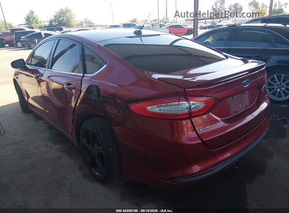 3FA6P0H72GR386699 2016 FORD FUSION Красный Задняя левая четверть