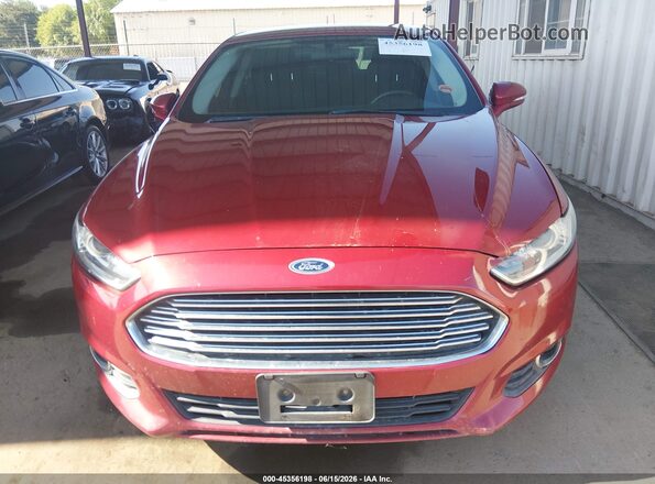 3FA6P0H72GR386699 2016 FORD FUSION Красный Вид щитка приборов