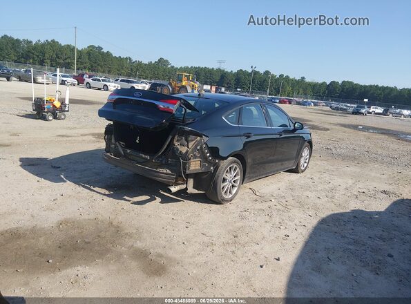 3FA6P0H72HR207904 2017 FORD FUSION Black Tył prawy