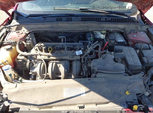 3FA6P0H72HR335219 2017 FORD FUSION Красный Вид сзади