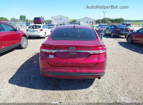 3FA6P0H72HR335219 2017 FORD FUSION Красный 