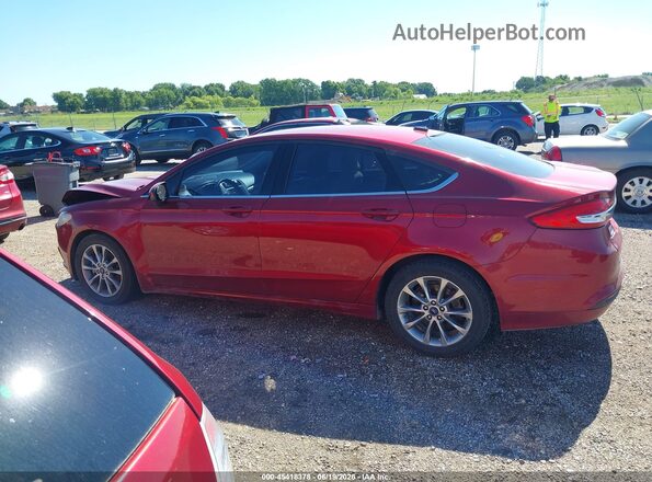 3FA6P0H72HR335219 2017 FORD FUSION Красный Панорамный вид салона 360°
