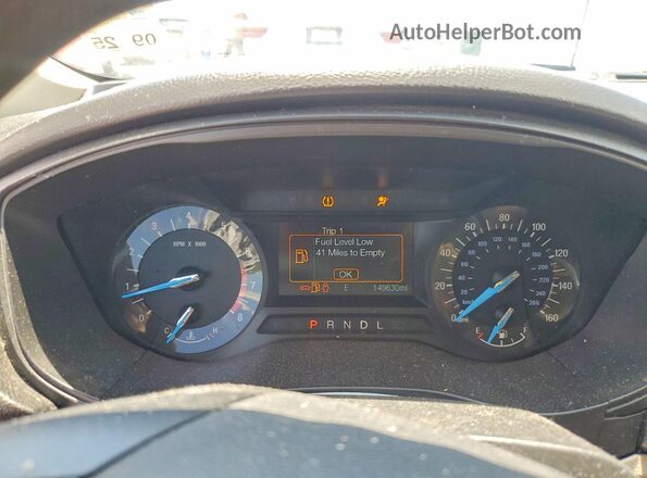 3FA6P0H72JR283564 2018 FORD FUSION White ხელსაწყოთა პანელის ხედი