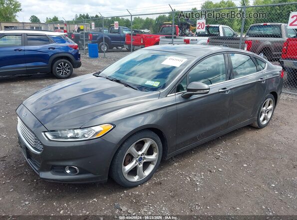 3FA6P0H73GR138719 2016 FORD FUSION Gray წინა მარცხენა ხედი სამი მეოთხედიდან