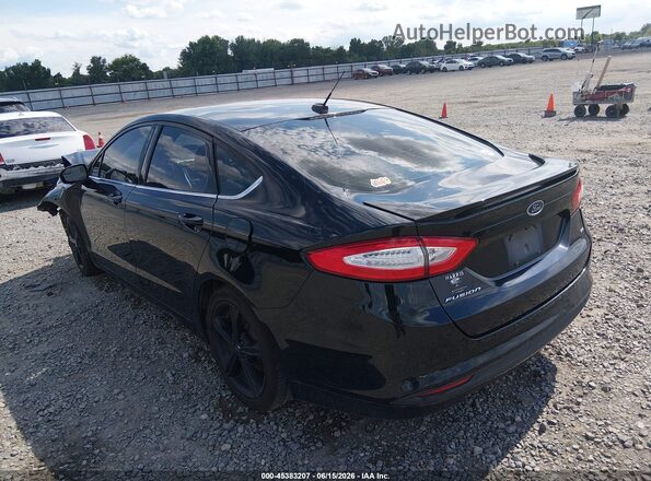 3FA6P0H73GR376375 2016 FORD FUSION Черный Задняя левая четверть