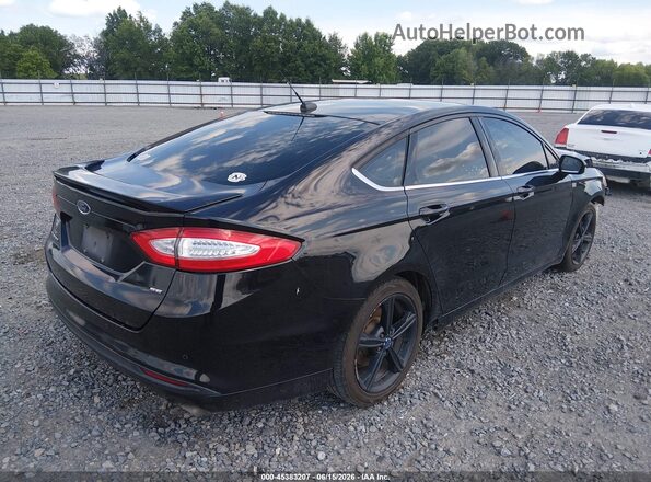 3FA6P0H73GR376375 2016 FORD FUSION Черный Задняя правая четверть