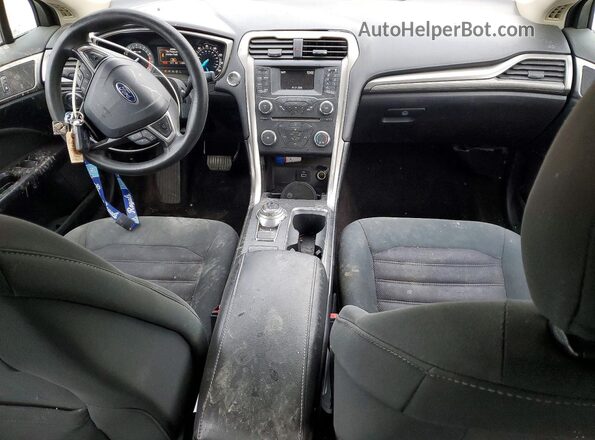 3FA6P0H73HR200749 2017 FORD FUSION Красный Вид панели приборов
