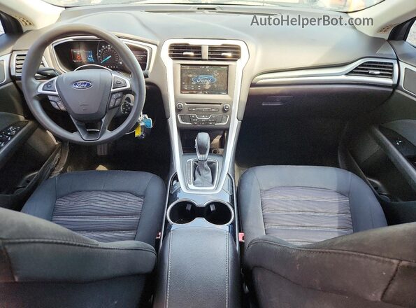 3FA6P0H74GR120844 2016 FORD FUSION Black Առջևի վահանակի տեսք