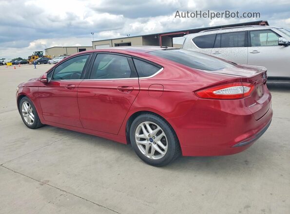 3FA6P0H74GR132783 2016 FORD FUSION Red Rear left