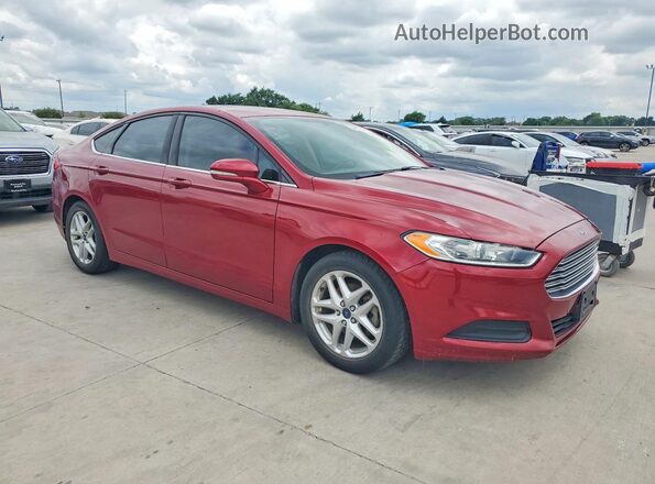 3FA6P0H74GR132783 2016 FORD FUSION Red Front right