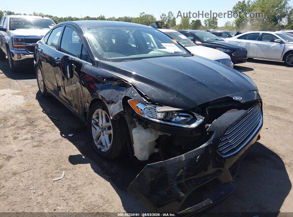 3FA6P0H74GR301412 2016 FORD FUSION Black წინა ხედი