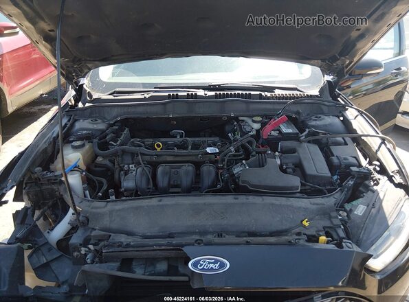 3FA6P0H74GR301412 2016 FORD FUSION Black უკანა ხედი