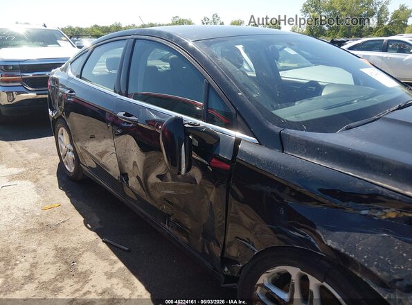 3FA6P0H74GR301412 2016 FORD FUSION Black უკანა სალონის ხედი