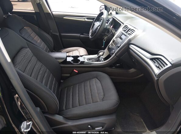 3FA6P0H74GR402952 2016 FORD FUSION Black Vista interior delantera