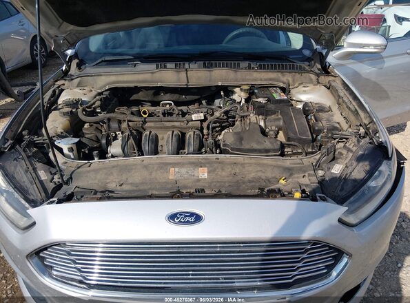 3FA6P0H74GR404233 2016 FORD FUSION Серебряный Вид сзади