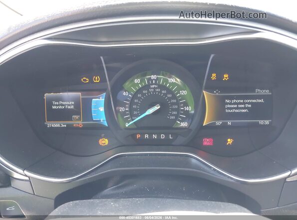 3FA6P0H74HR346710 2017 FORD FUSION Gray Widok tylnych siedzeń
