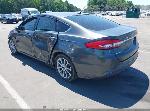 3FA6P0H74HR346710 2017 FORD FUSION Gray Tył lewy