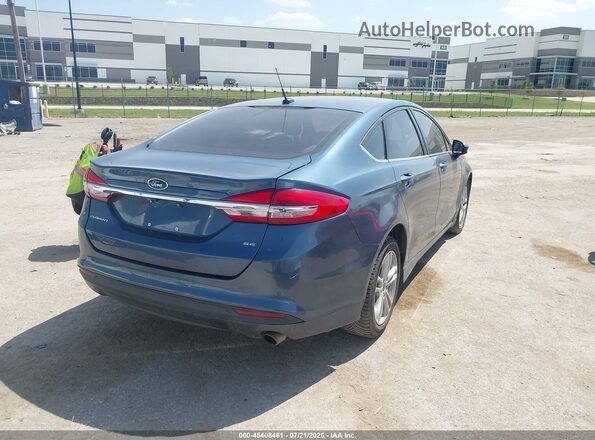 3FA6P0H74JR109639 2018 FORD FUSION Blue Հետևի աջ