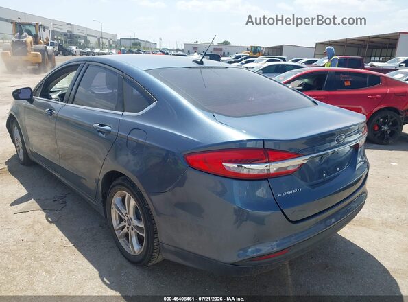 3FA6P0H74JR109639 2018 FORD FUSION Blue Հետևի ձախ