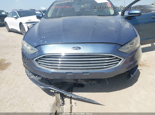 3FA6P0H74JR109639 2018 FORD FUSION Blue Դիմացի տեսք
