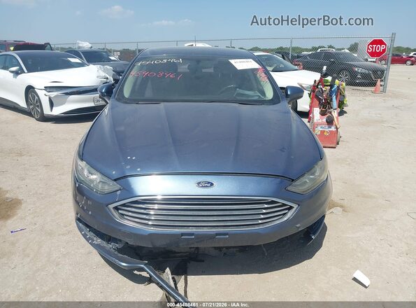 3FA6P0H74JR109639 2018 FORD FUSION Blue Սարքավորումների վահանակի տեսք