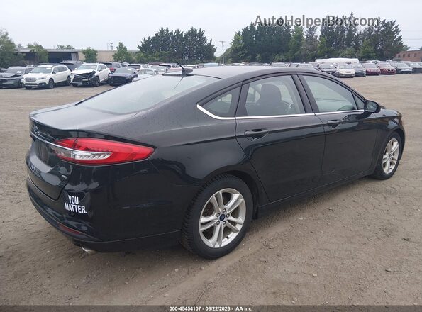 3FA6P0H74JR174099 2018 FORD FUSION Black Trasero derecho