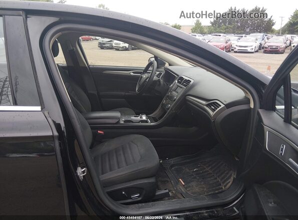 3FA6P0H74JR174099 2018 FORD FUSION Black Vista interior delantera
