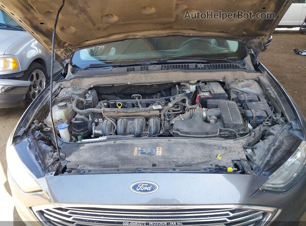 3FA6P0H74JR178332 2018 FORD FUSION Серый Вид сзади
