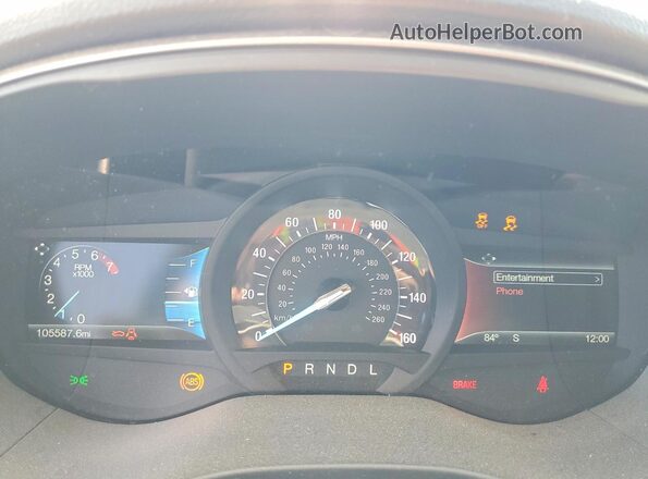 3FA6P0H74JR180324 2018 FORD FUSION Gray Սարքավորումների վահանակի տեսք