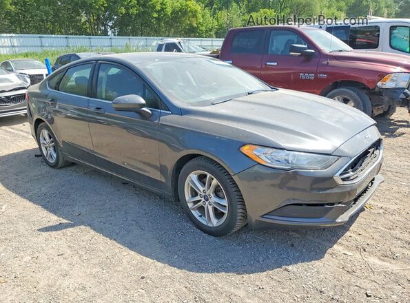 3FA6P0H74JR180324 2018 FORD FUSION Gray Առջևի աջ