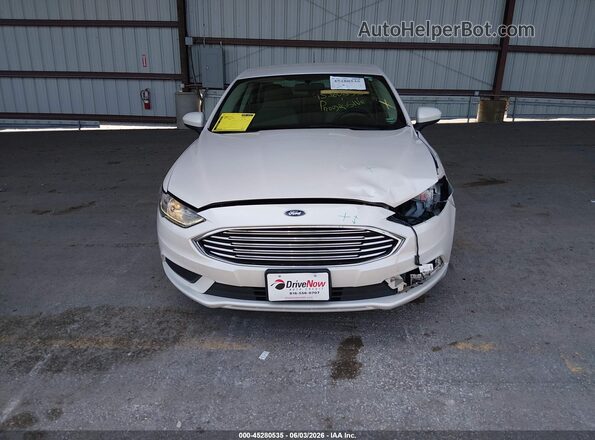 3FA6P0H74JR192070 2018 FORD FUSION Белый Вид задней части салона