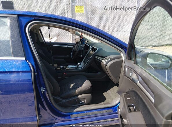 3FA6P0H75GR111408 2016 FORD FUSION Blue Vista interior delantera