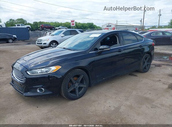 3FA6P0H75GR167199 2016 FORD FUSION Black წინა მარცხენა ხედი სამი მეოთხედიდან