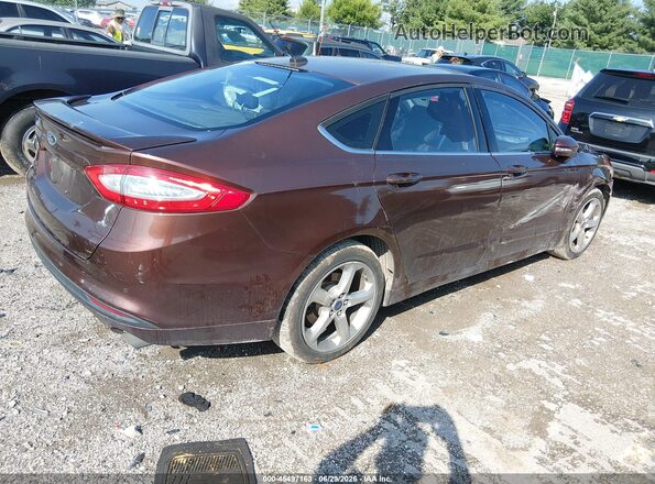3FA6P0H75GR237302 2016 FORD FUSION Brown Rear right