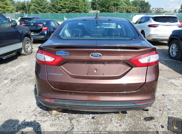 3FA6P0H75GR237302 2016 FORD FUSION Brown 