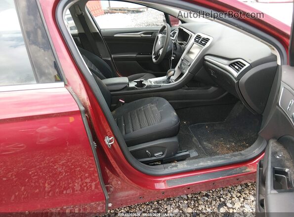 3FA6P0H75GR274642 2016 FORD FUSION Maroon Սալոնի դիմացի տեսք