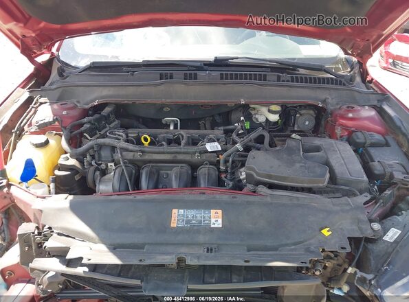 3FA6P0H75GR326089 2016 FORD FUSION Red Widok z tyłu