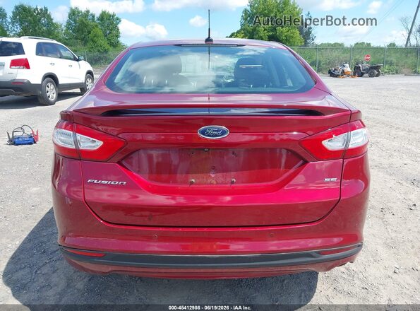 3FA6P0H75GR326089 2016 FORD FUSION Red 