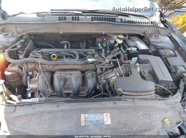 3FA6P0H75GR330062 2016 FORD FUSION Black Вид ззаду