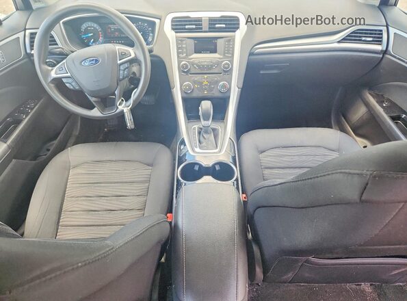 3FA6P0H75GR334130 2016 FORD FUSION Silver Առջևի վահանակի տեսք