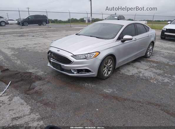 3FA6P0H75HR162974 2017 FORD FUSION Серебряный Передняя левая четверть