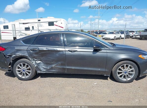 3FA6P0H75HR397391 2017 FORD FUSION Gray Widok wnętrza 360 stopni