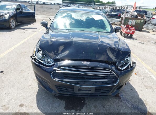 3FA6P0H76GR176087 2016 FORD FUSION Черный Вид спереди