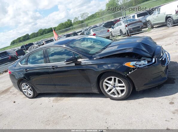 3FA6P0H76GR176087 2016 FORD FUSION Черный Вид задней части салона